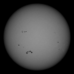 Image of Sun's photosphere