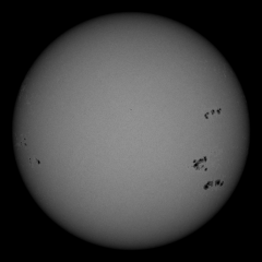 Image of Sun's photosphere