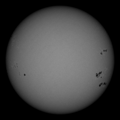 Image of Sun's photosphere