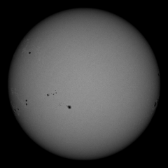 Image of Sun's photosphere