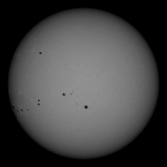 Image of Sun's photosphere