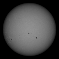 Image of Sun's photosphere