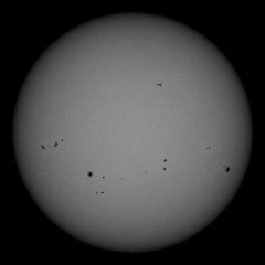 Image of Sun's photosphere