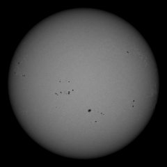 Image of Sun's photosphere