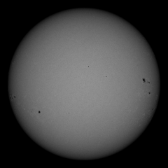 Image of Sun's photosphere