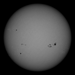 Image of Sun's photosphere