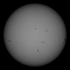 Image of Sun's photosphere