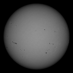 Image of Sun's photosphere