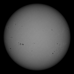 Image of Sun's photosphere