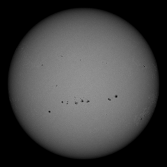 Image of Sun's photosphere