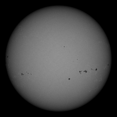 Image of Sun's photosphere