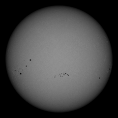 Image of Sun's photosphere