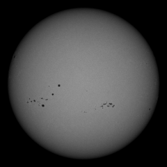 Image of Sun's photosphere