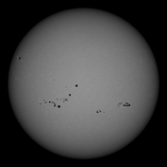 Image of Sun's photosphere