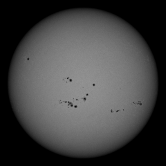 Image of Sun's photosphere