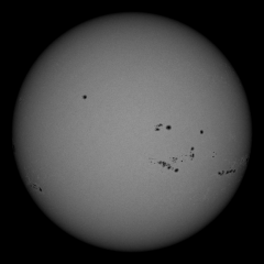 Image of Sun's photosphere