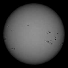 Image of Sun's photosphere