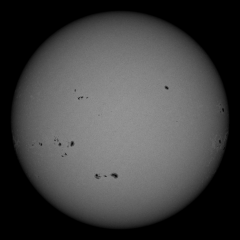 Image of Sun's photosphere