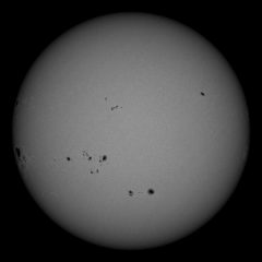 Image of Sun's photosphere