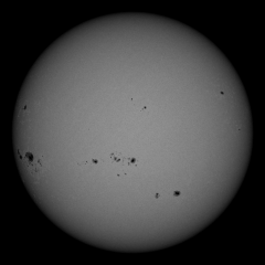 Image of Sun's photosphere