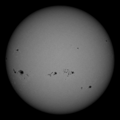 Image of Sun's photosphere