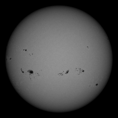 Image of Sun's photosphere