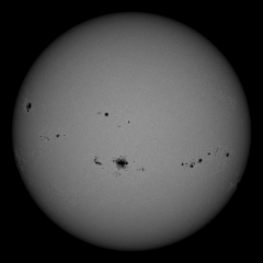 Image of Sun's photosphere