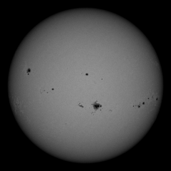 Image of Sun's photosphere