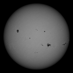 Image of Sun's photosphere