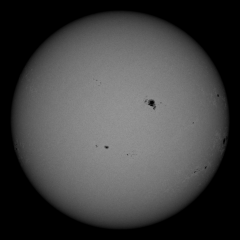 Image of Sun's photosphere