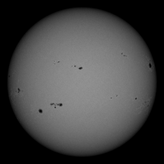 Image of Sun's photosphere