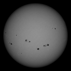 Image of Sun's photosphere