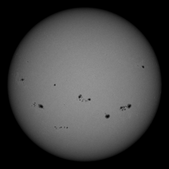 Image of Sun's photosphere