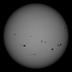 Image of Sun's photosphere