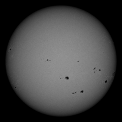 Image of Sun's photosphere