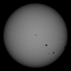 Image of Sun's photosphere