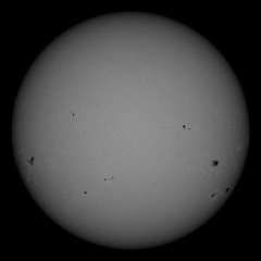 Image of Sun's photosphere