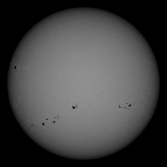 Image of Sun's photosphere