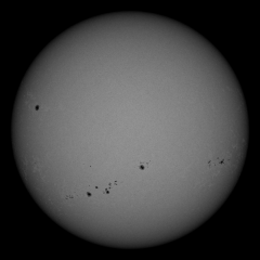 Image of Sun's photosphere