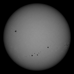 Image of Sun's photosphere