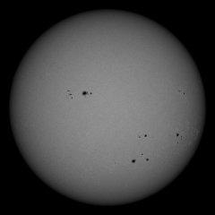 Image of Sun's photosphere