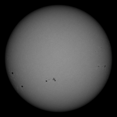 Image of Sun's photosphere