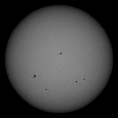 Image of Sun's photosphere