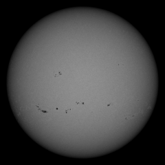 Image of Sun's photosphere