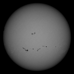 Image of Sun's photosphere