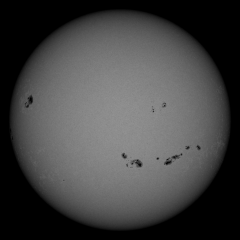 Image of Sun's photosphere