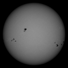 Image of Sun's photosphere