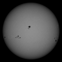 Image of Sun's photosphere