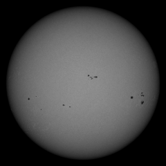 Image of Sun's photosphere