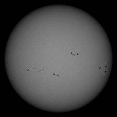 Image of Sun's photosphere